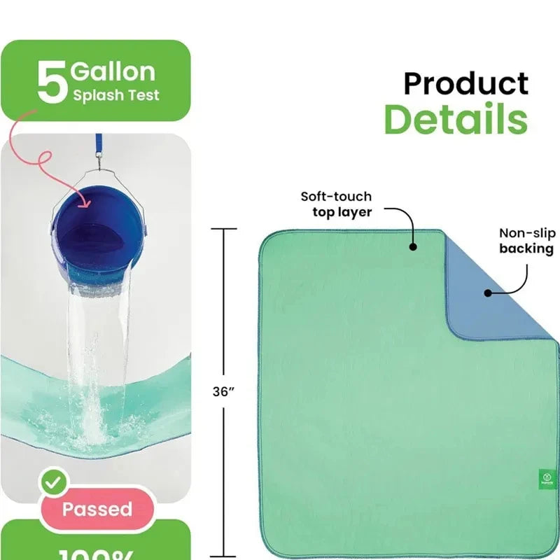 Washable Waterproof Incontinence Bed Pad
