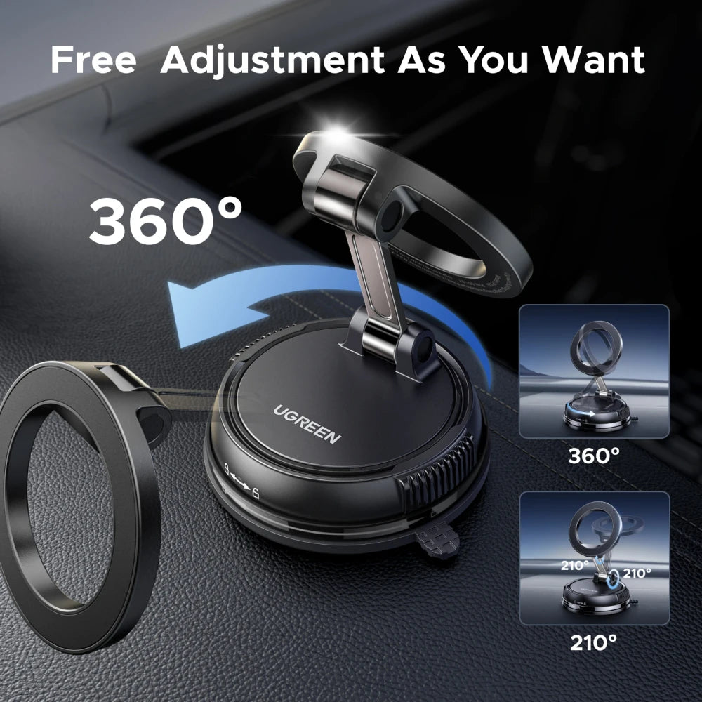 Magnetic Car Phone Holder Dashboard Suction Cup