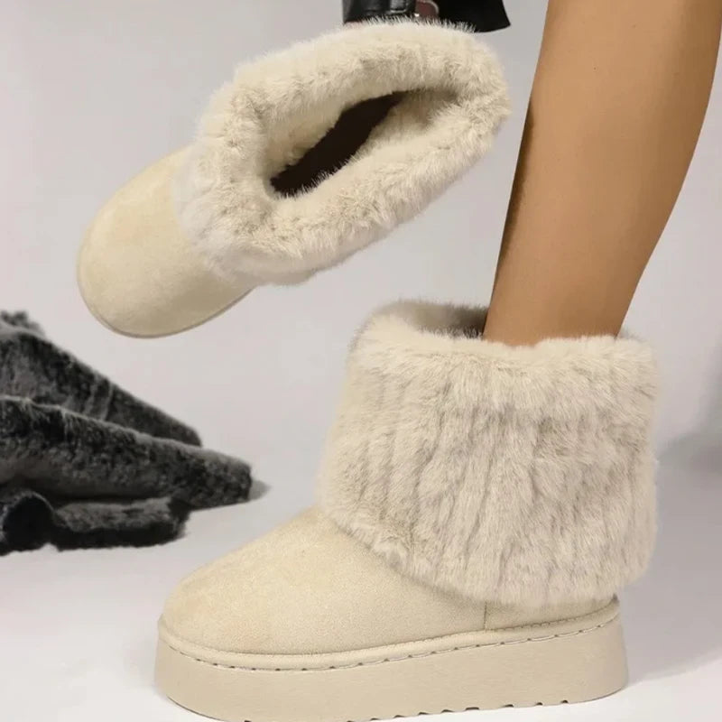Plush Lined Winter Snow Boots
