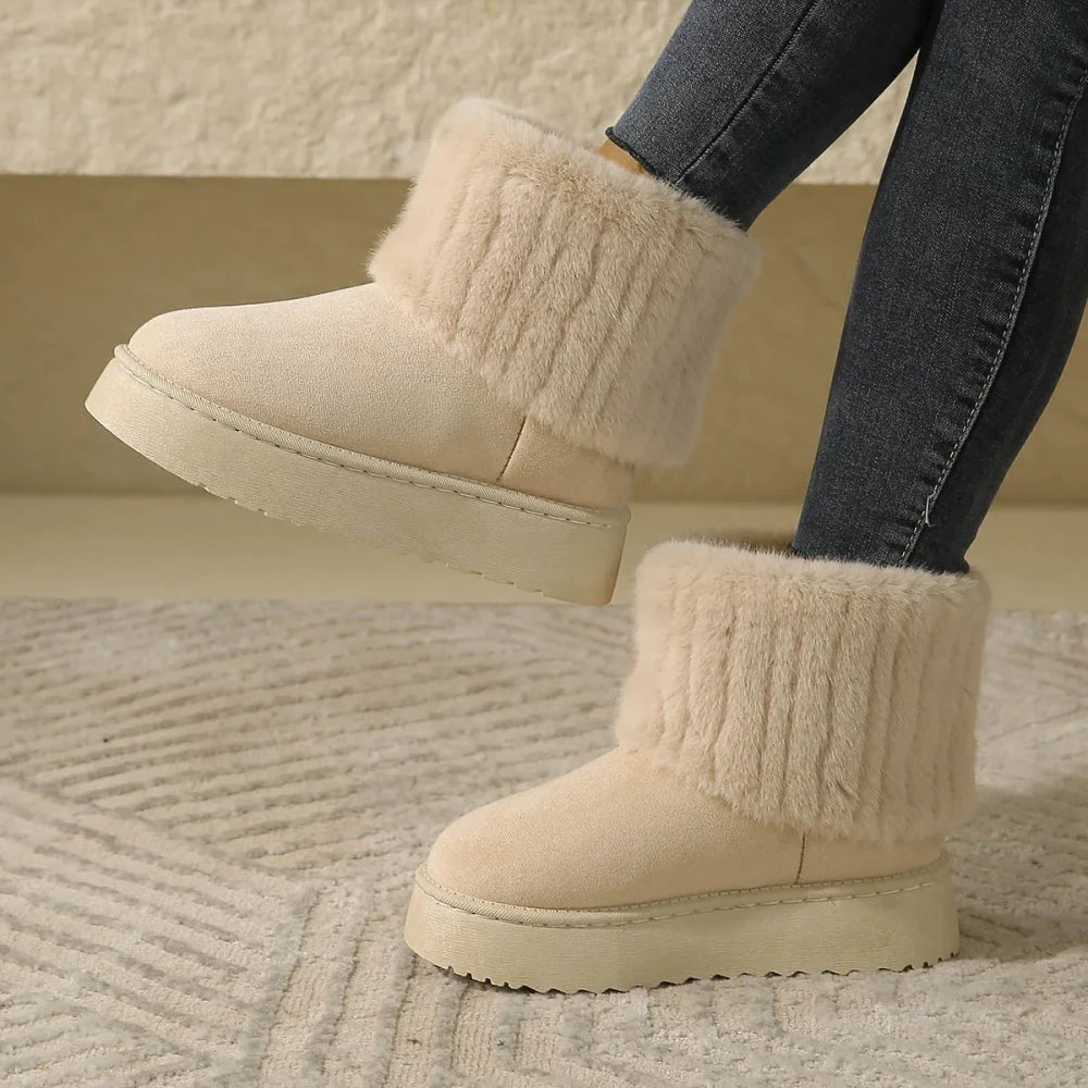 Plush Lined Winter Snow Boots