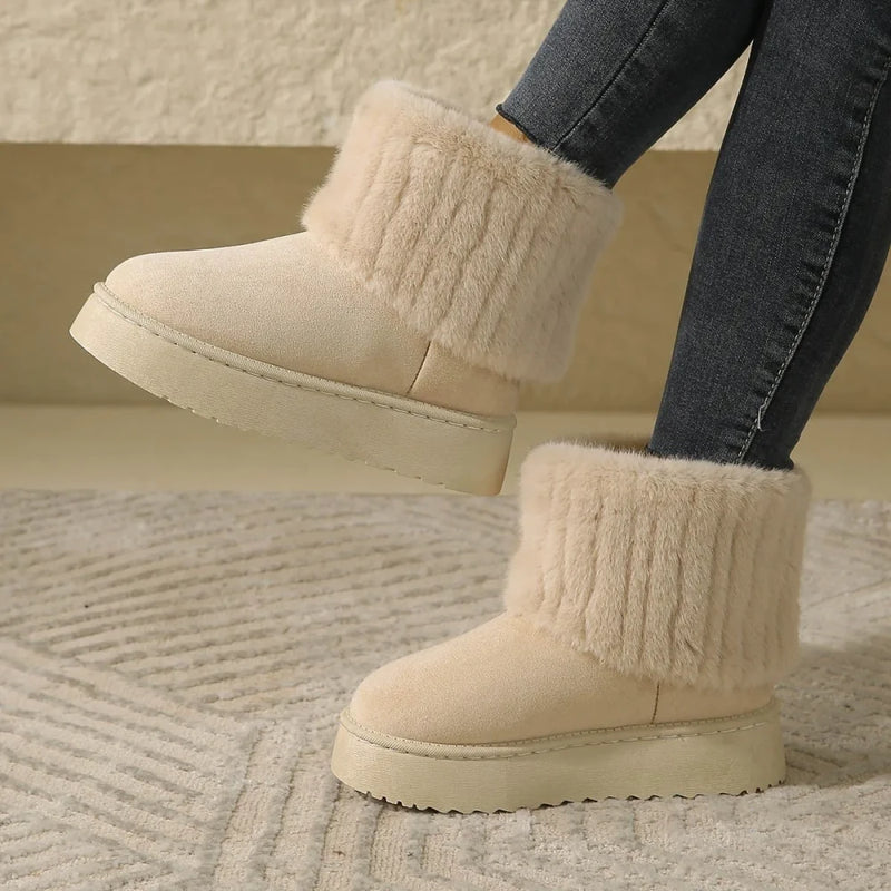 Plush Lined Winter Snow Boots