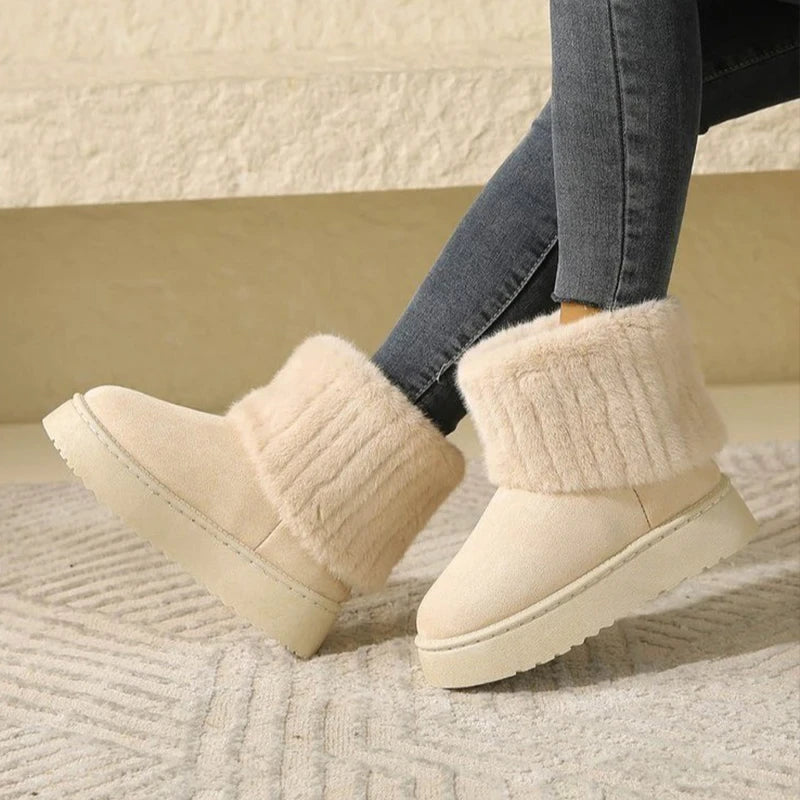 Plush Lined Winter Snow Boots