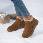 Fleece Lined Ankle Snow Boots