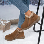 Fleece Lined Ankle Snow Boots