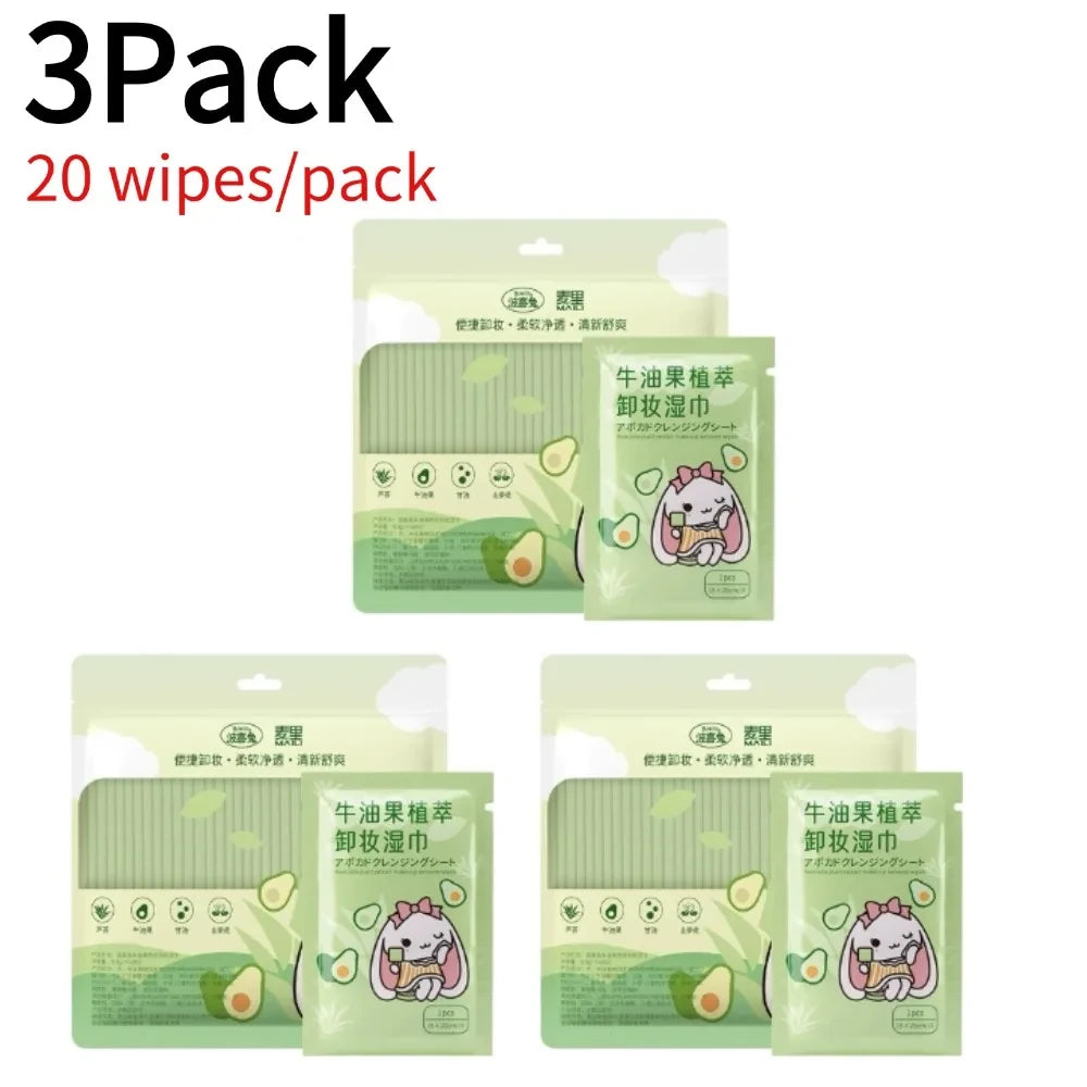 Avocado Makeup Remover Wipes