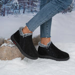 Fleece Lined Ankle Snow Boots
