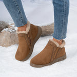 Fleece Lined Ankle Snow Boots