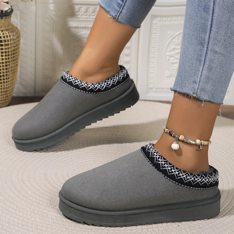 Plush Lined Winter Snow Boots